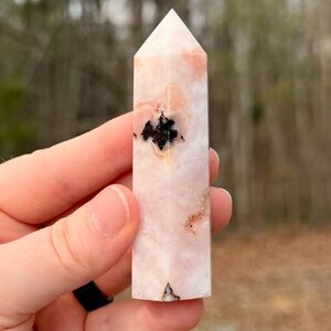 NEW! Pink Amethyst Crystal Tower